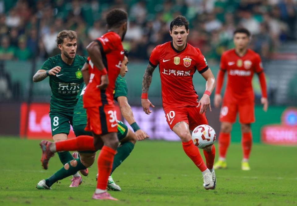 国安是孩子, 的比分领先, 分排名第