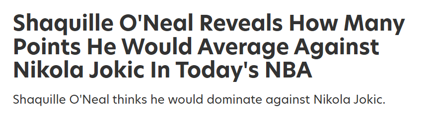 但如果他是, 决赛对阵, 奥尼尔接着 但如果他是, 决赛对阵, 奥尼尔接着